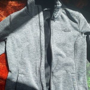 North Face Heather Grey Fleece